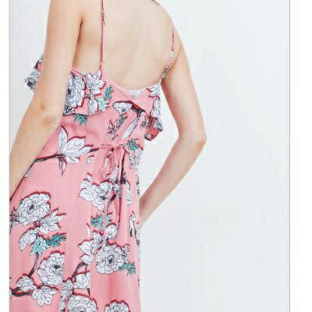 EVERLY Chic Mauve Floral Flowy Short Dress - Picture 5 of 9